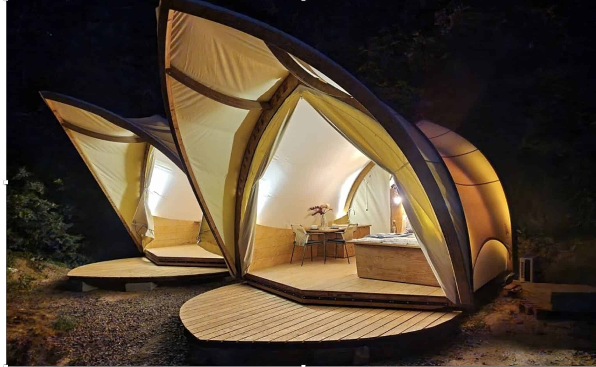 luxury yurts