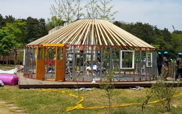 Steel and Wooden Yurts