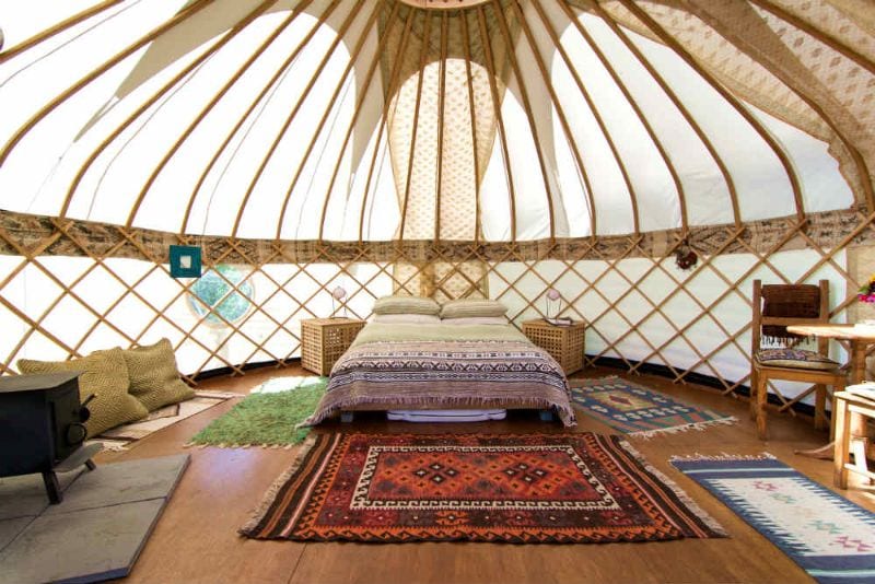 a yurt tent
