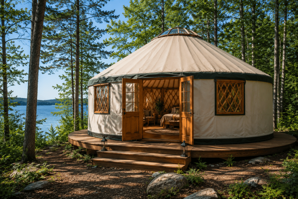 Yurts for Sale : Your 2026 Guide to Yurt Homes & Glamping 4 michigan yurts for sale